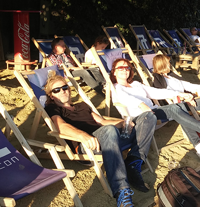 Samen met Fotograaf Rein van der Zee relaxen bij een City Beach in Wenen!